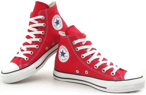 converse shoes red